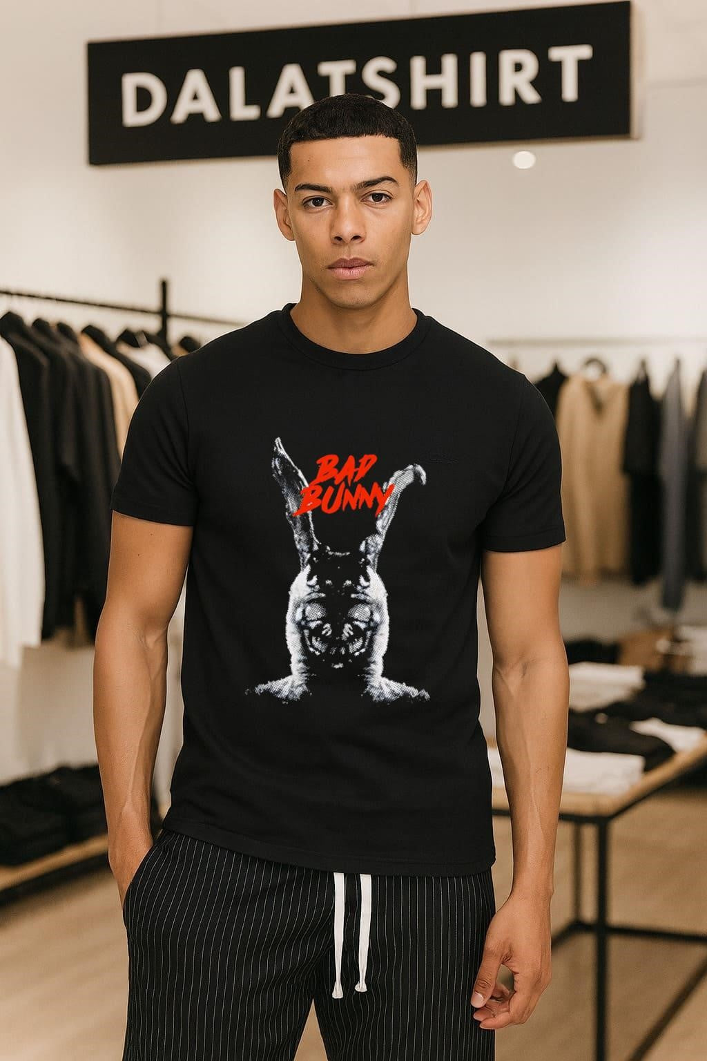 Bad Bunny Frank the Rabbit Donnie Darko Graphic Art - Adult & Kids T-Shirts, Sweatshirts & Hoodies apparel design preview 1
