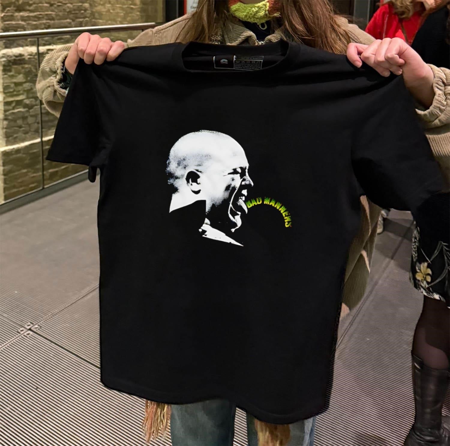 Bad Manners Buster Bloodvessel Profile Portrait Large - Adult & Kids T-Shirts, Sweatshirts & Hoodies apparel design preview 2