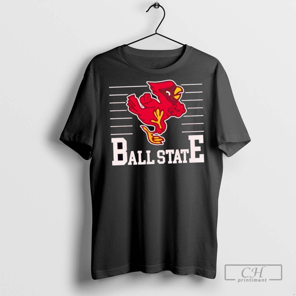 Ball State Dancing Charlie Mascot Cute - Adult & Kids T-Shirts, Sweatshirts & Hoodies apparel design preview 1
