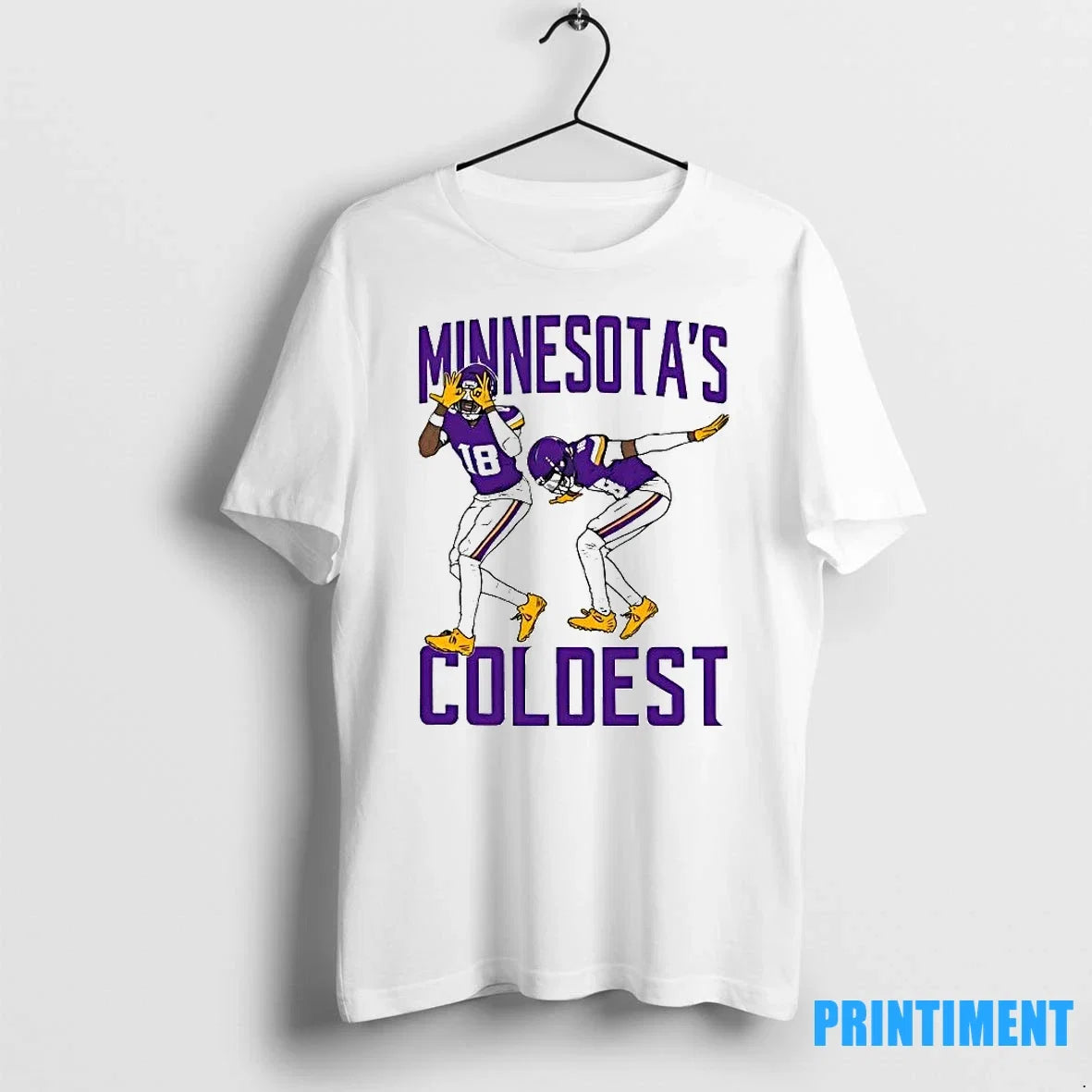 Barstool Justin Jefferson Minnesotas Coldest Sweater - Adult & Kids T-Shirts, Sweatshirts & Hoodies apparel design preview 1