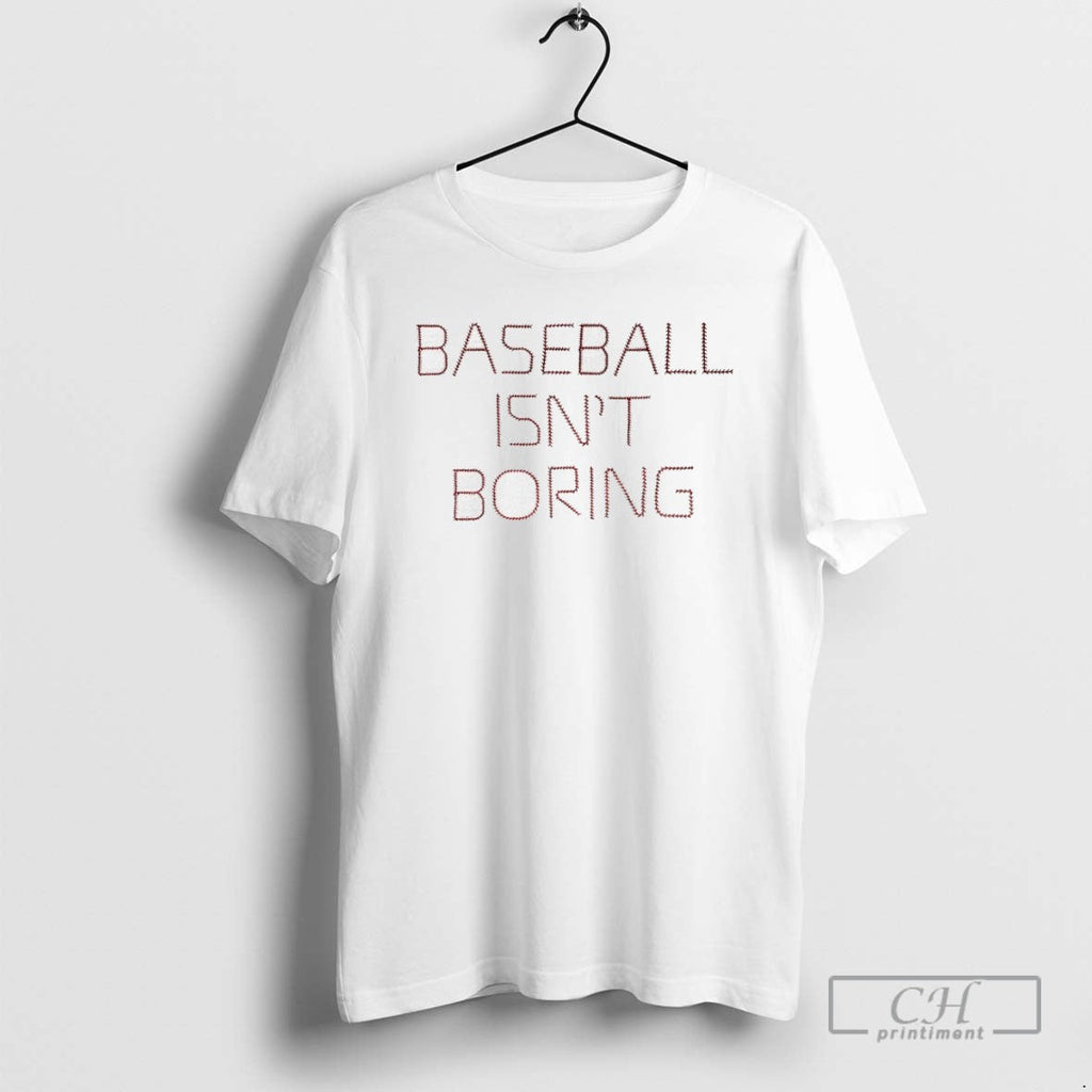 Baseball Isnt Boring - Adult & Kids T-Shirts, Sweatshirts & Hoodies apparel design preview 1