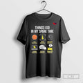 Basketball Things I Do In My Spare Time - Adult & Kids T-Shirts, Sweatshirts & Hoodies apparel design preview 1