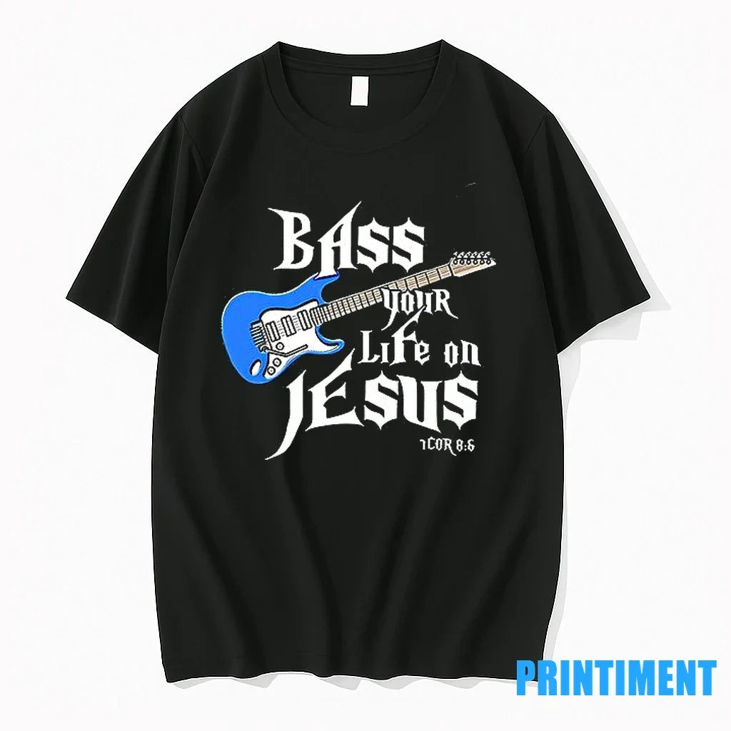 Bass Your Life On Christ Sweater - Adult & Kids T-Shirts, Sweatshirts & Hoodies apparel design preview 1