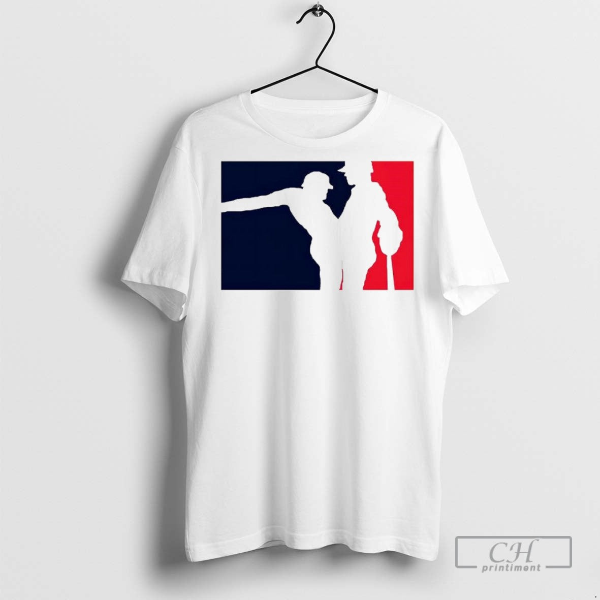 Battle Of The Bulge Bump Mlb Logo Parody - Adult & Kids T-Shirts, Sweatshirts & Hoodies apparel design preview 1