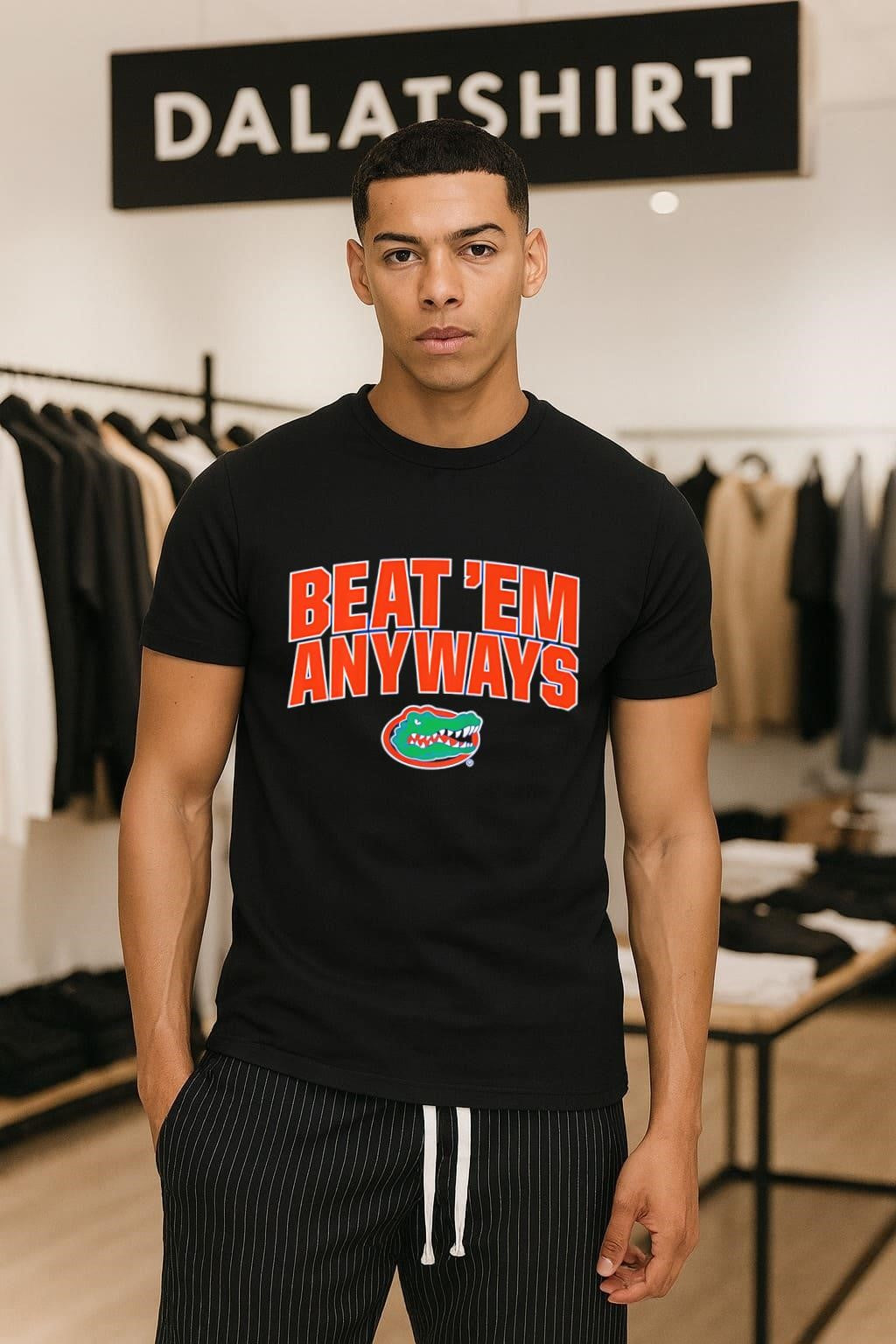 Beat Em Anyways Florida Gators Logo Sports Graphic - Adult & Kids T-Shirts, Sweatshirts & Hoodies apparel design preview 1