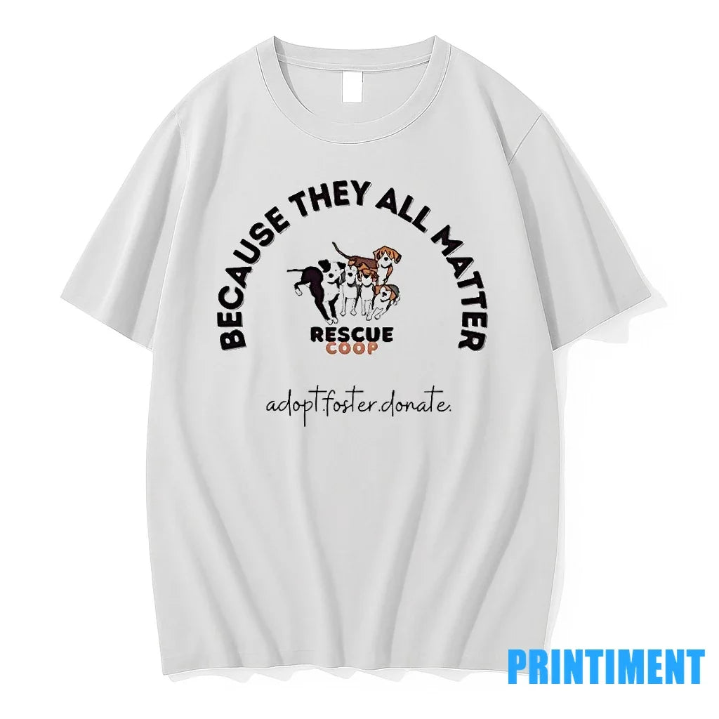 Because They All Matter Rescue Coop Sweater - Adult & Kids T-Shirts, Sweatshirts & Hoodies apparel design preview 1