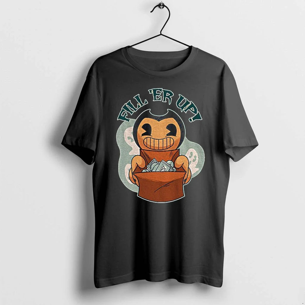 Bendy Fill Er Up Halloween Sweater - Adult & Kids T-Shirts, Sweatshirts & Hoodies apparel design preview 1