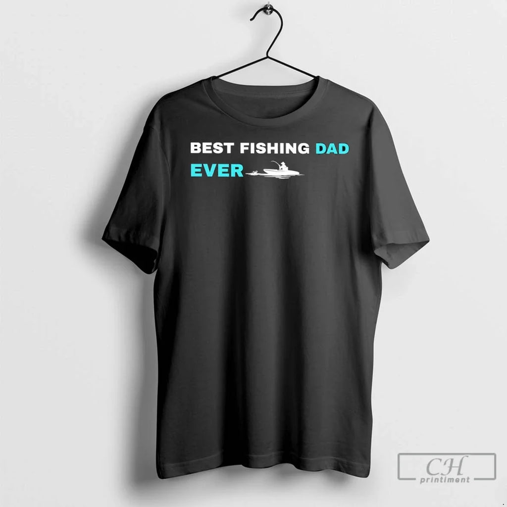 Best Fishing Dad Ever - Adult & Kids T-Shirts, Sweatshirts & Hoodies apparel design preview 1