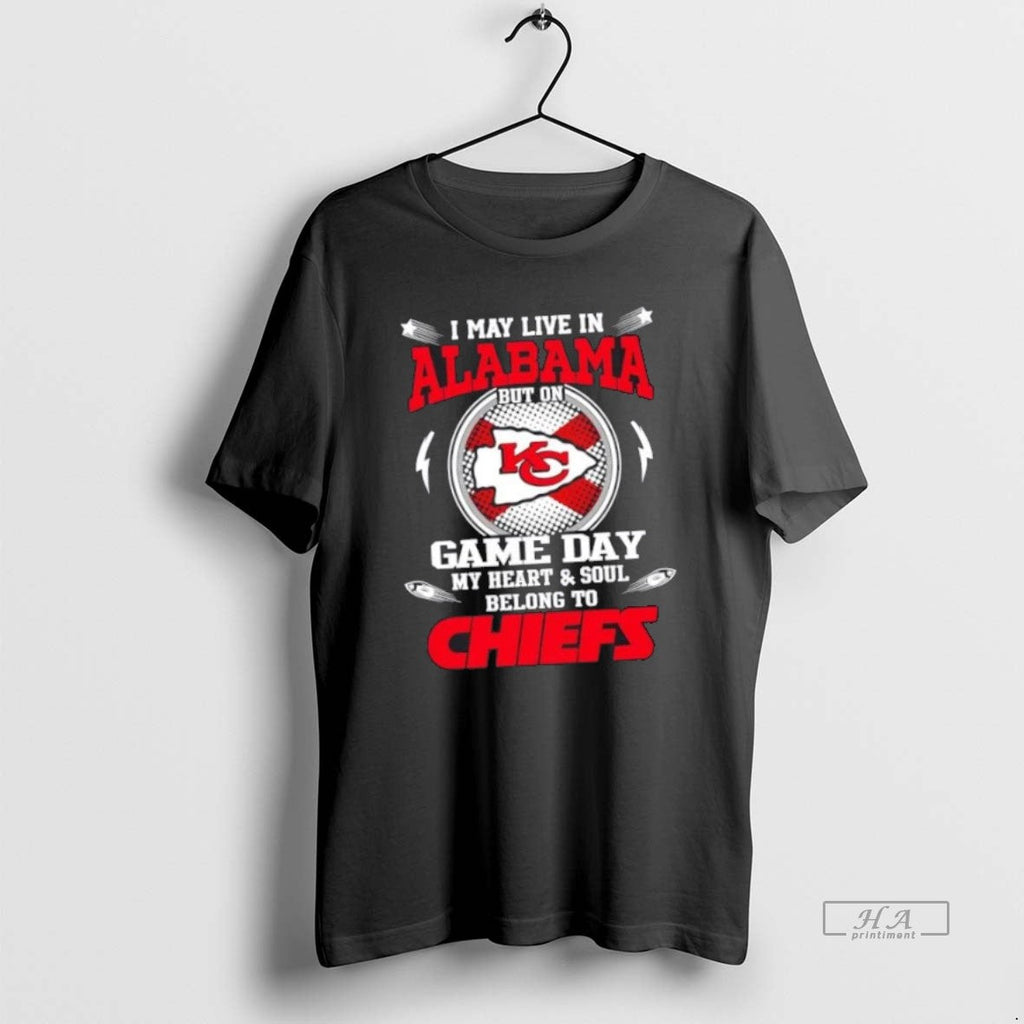 Best Official I May Live In Alabama But On Game Day - Adult & Kids T-Shirts, Sweatshirts & Hoodies apparel design preview 1