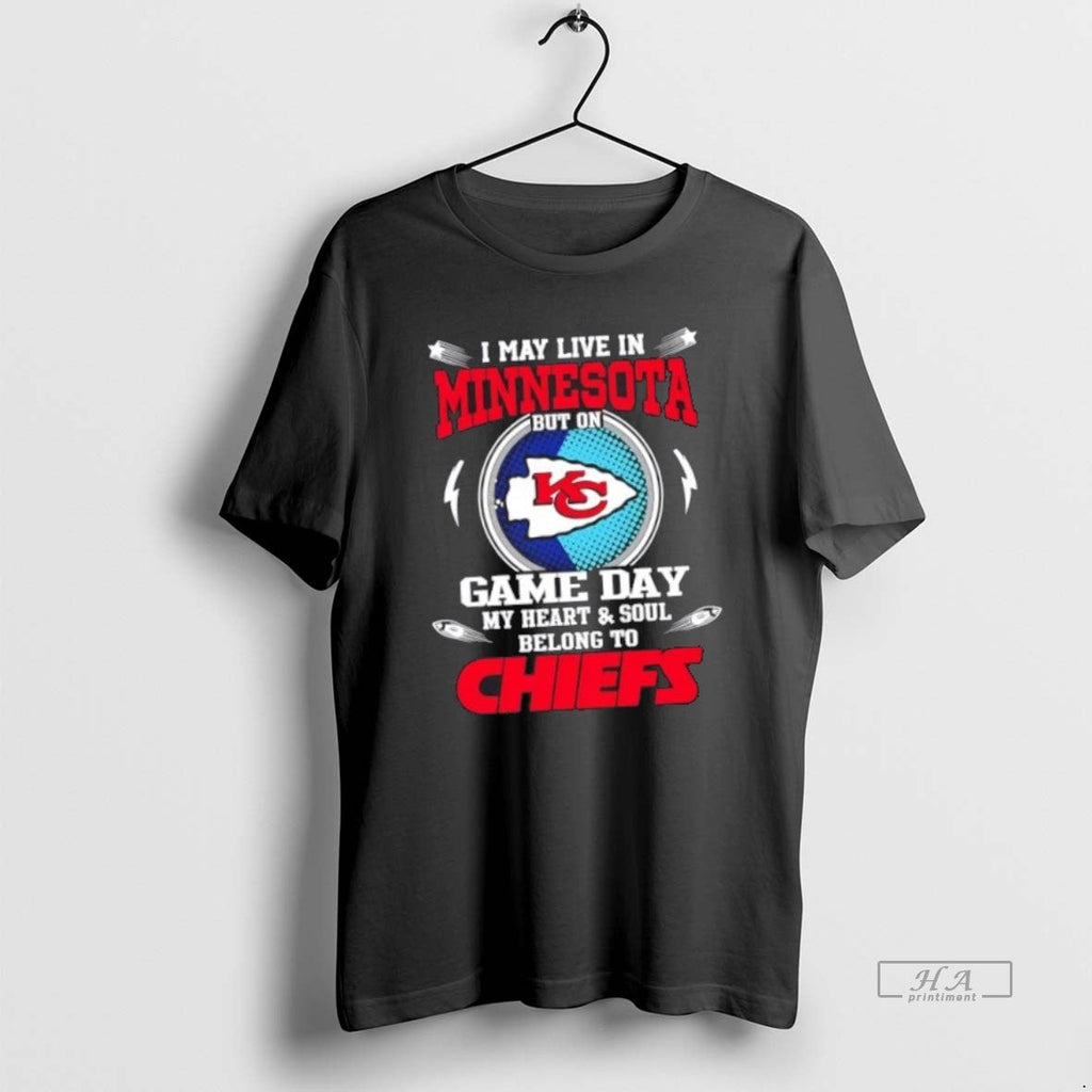 Best Official I May Live In Minnesota But On Game Day - Adult & Kids T-Shirts, Sweatshirts & Hoodies apparel design preview 1