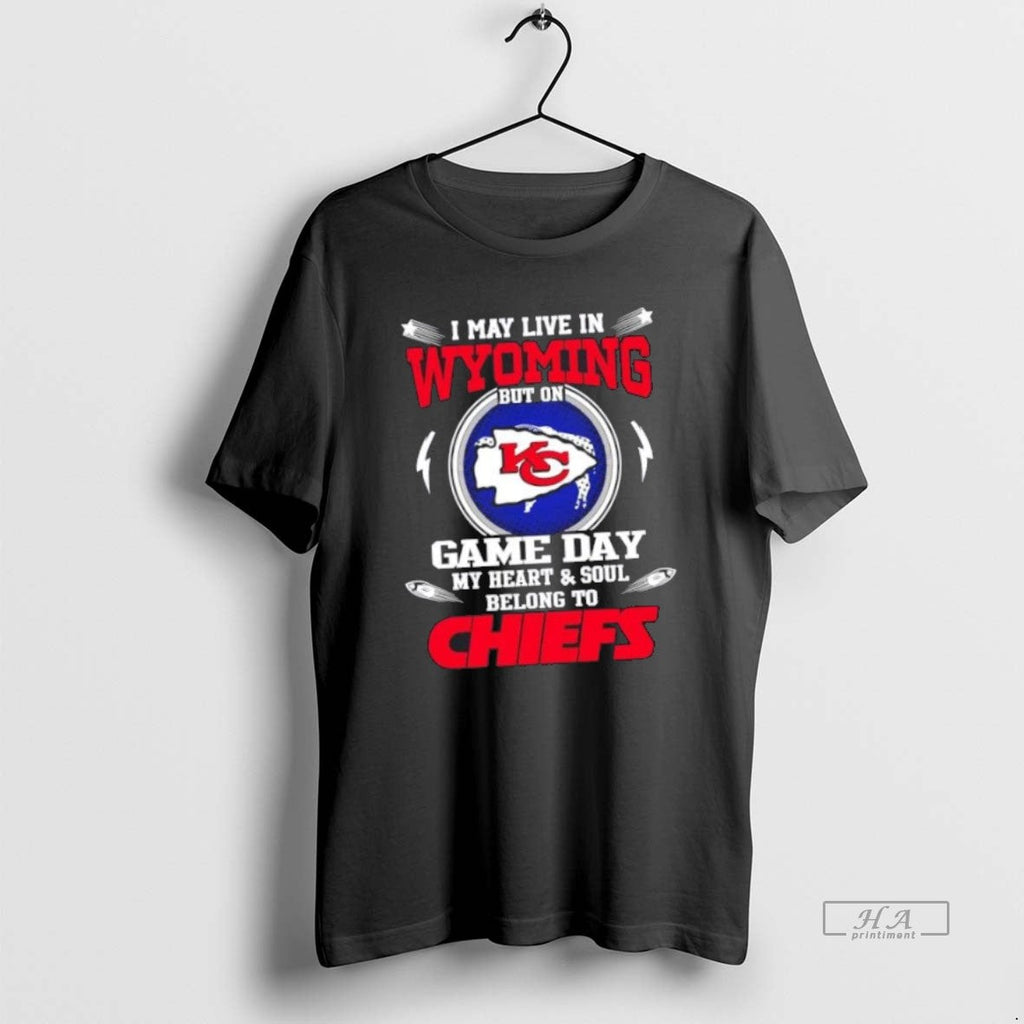 Best Official I May Live In Wyoming But On Game Day - Adult & Kids T-Shirts, Sweatshirts & Hoodies apparel design preview 1
