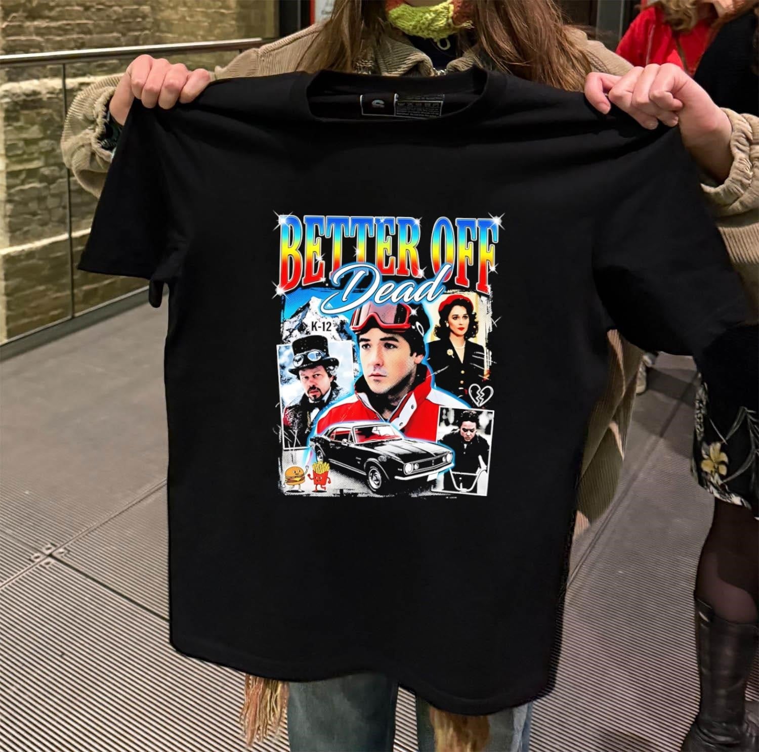 Better Off Dead K-12 John Cusack Camaro Burger French - Adult & Kids T-Shirts, Sweatshirts & Hoodies apparel design preview 2