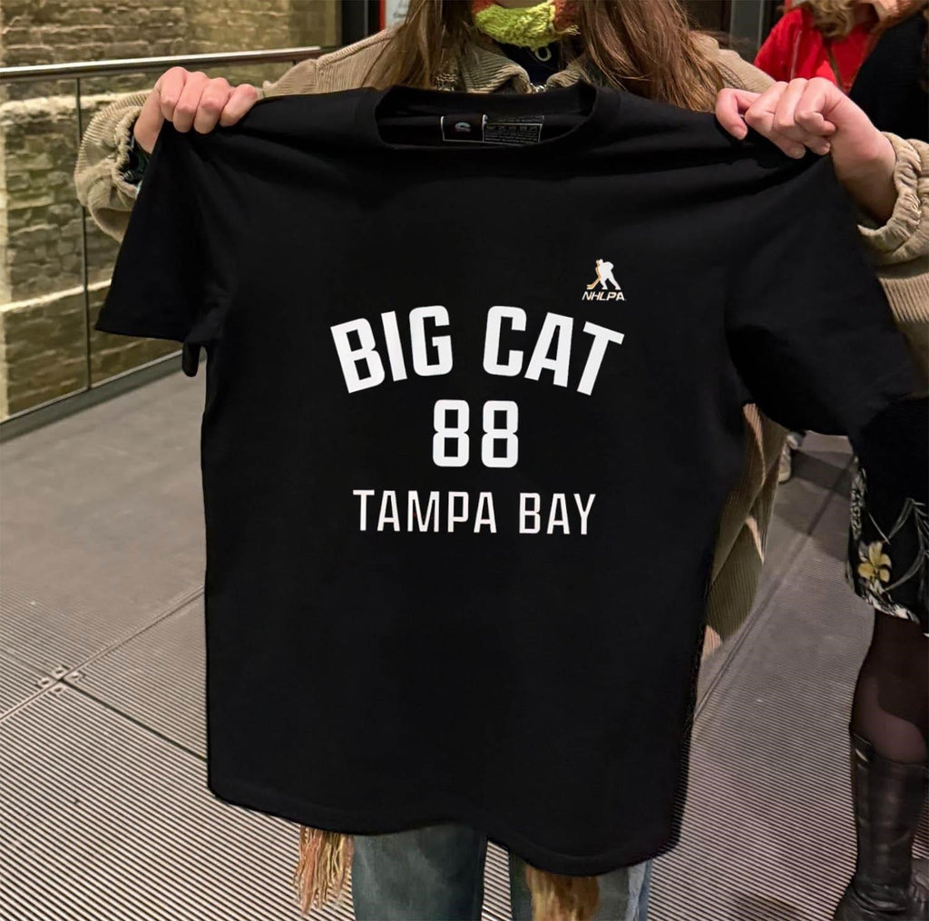 Big Cat 88 Tampa Bay Vasilevskiy Goalie Nickname - Adult & Kids T-Shirts, Sweatshirts & Hoodies apparel design preview 2