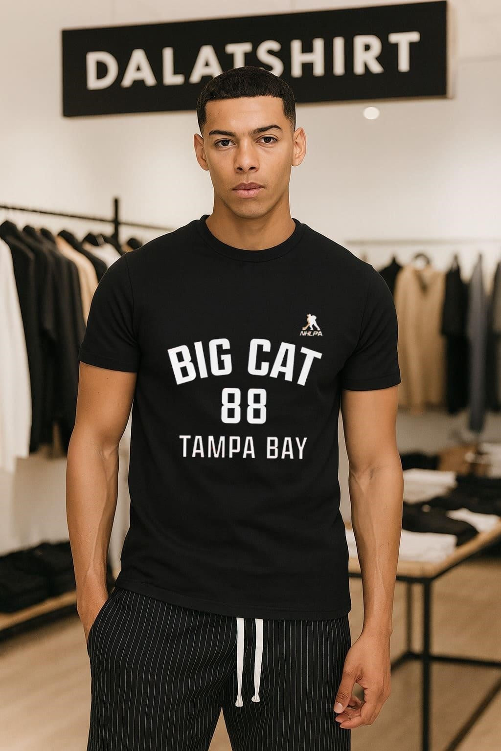 Big Cat 88 Tampa Bay Vasilevskiy Goalie Nickname - Adult & Kids T-Shirts, Sweatshirts & Hoodies apparel design preview 1