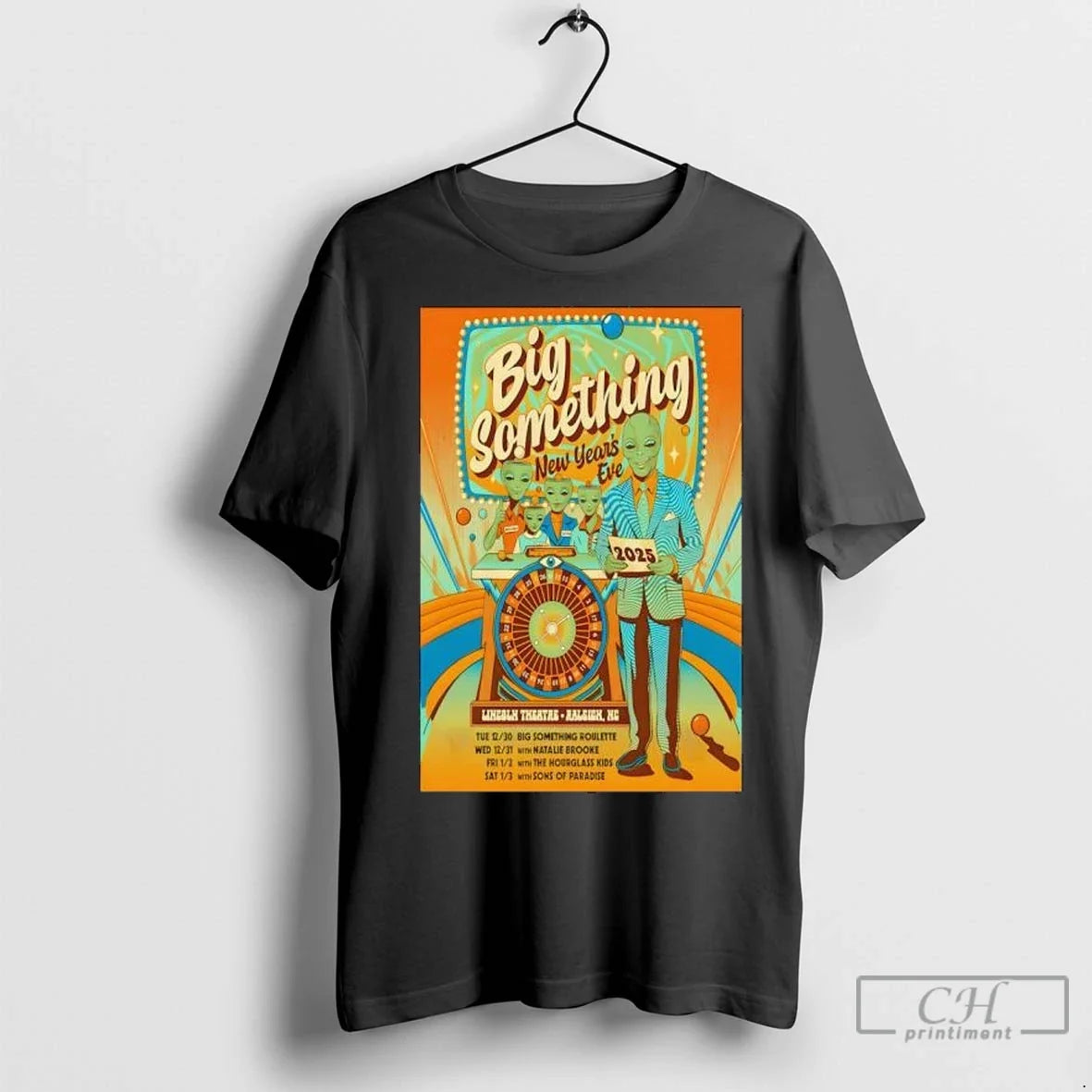 Big Something Raleigh Nc New Years Eve Run 2026 - Adult & Kids T-Shirts, Sweatshirts & Hoodies apparel design preview 1