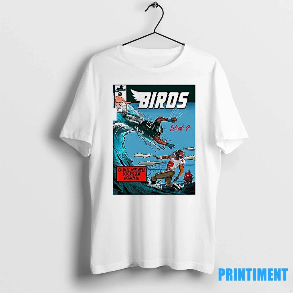 Birds Comic Surfs Up Victory Sweater - Adult & Kids T-Shirts, Sweatshirts & Hoodies apparel design preview 1