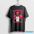 Black African American In October We Wear Pink Breast - Adult & Kids T-Shirts, Sweatshirts & Hoodies apparel design preview 1
