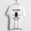 Black Cat Im A Bitch Beautiful Intelligent Thoughtful - Adult & Kids T-Shirts, Sweatshirts & Hoodies apparel design preview 1