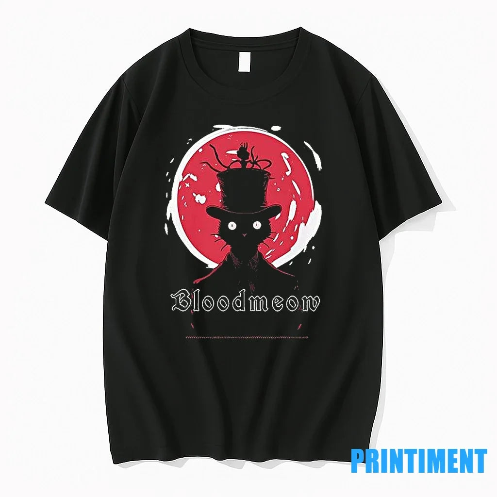Bloodmeow Bloodborne Halloween Sweater - Adult & Kids T-Shirts, Sweatshirts & Hoodies apparel design preview 1