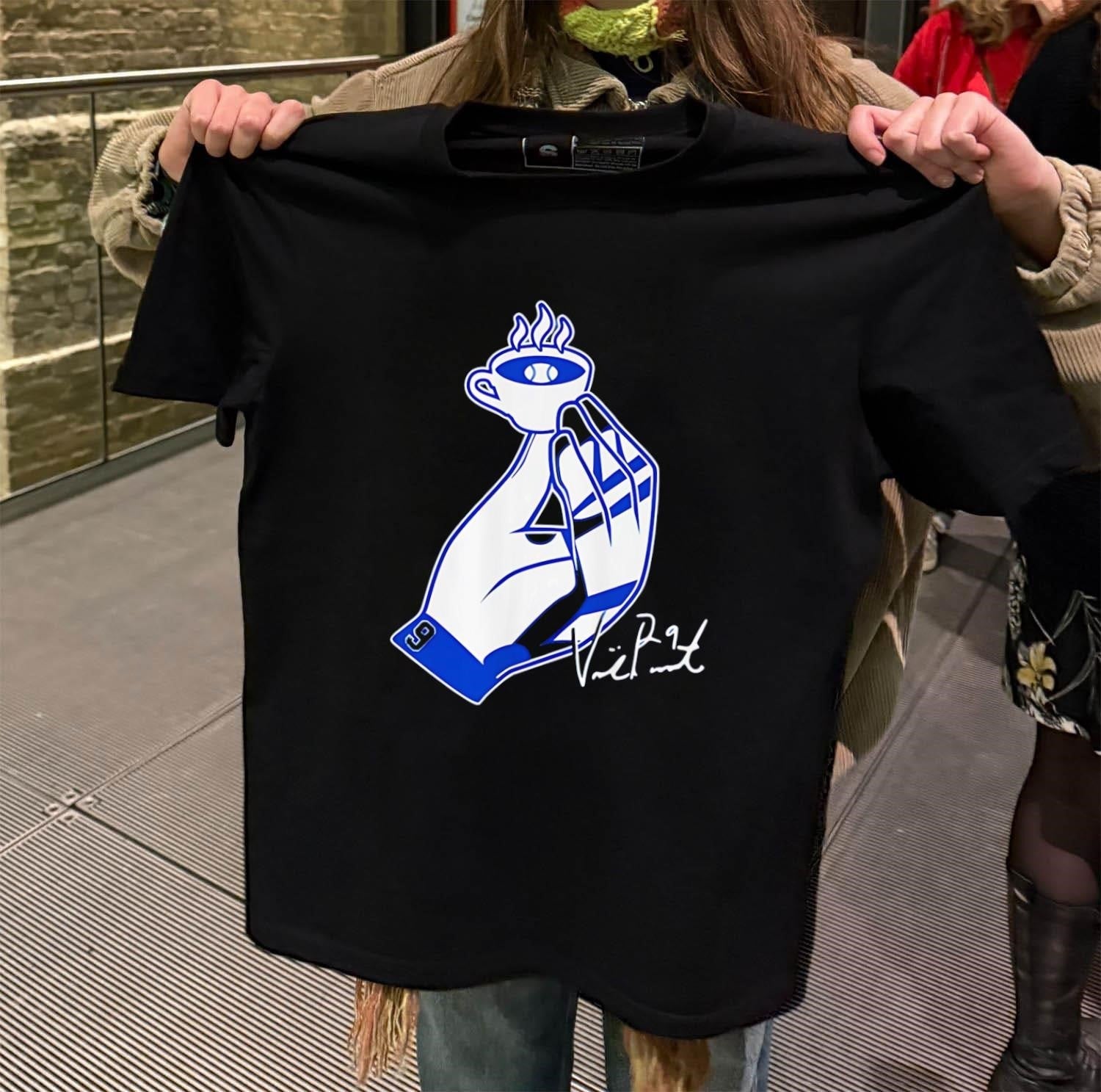 Blue Jays Vladimir Guerrero Jr Home Run Coffee - Adult & Kids T-Shirts, Sweatshirts & Hoodies apparel design preview 2