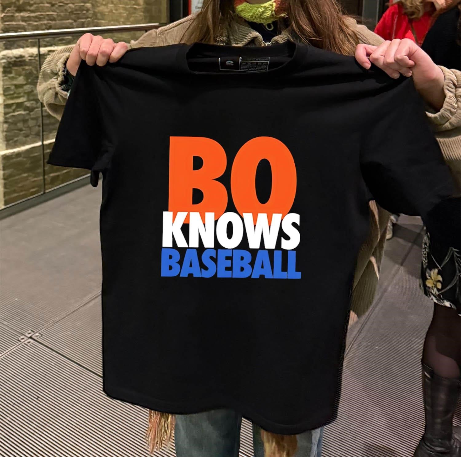 Bo Knows Baseball - Adult & Kids T-Shirts, Sweatshirts & Hoodies apparel design preview 2