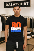Bo Knows Baseball - Adult & Kids T-Shirts, Sweatshirts & Hoodies apparel design preview 1