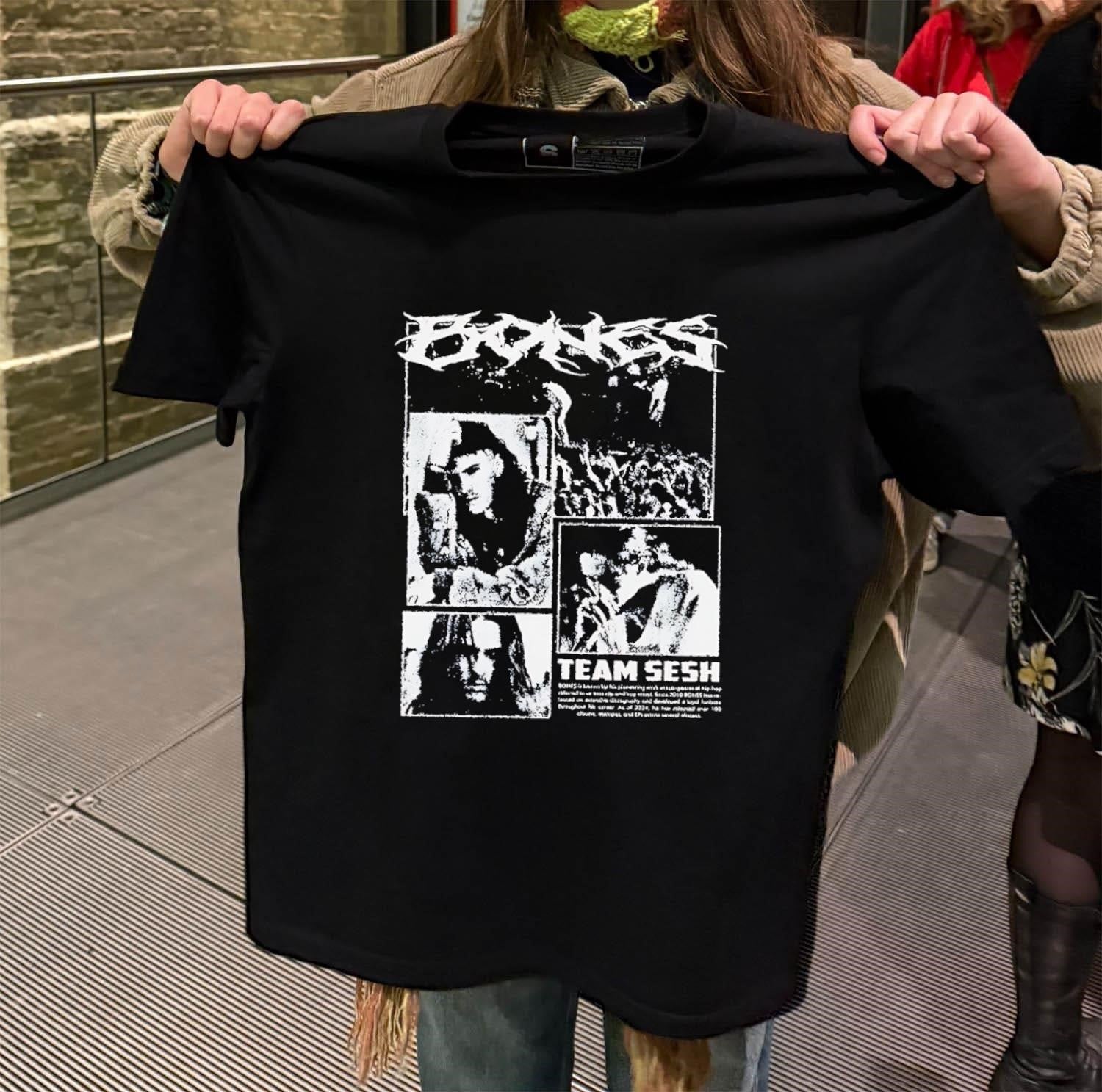 Bones Team Sesh Discography Artist Photo - Adult & Kids T-Shirts, Sweatshirts & Hoodies apparel design preview 2