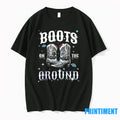 Boots On The Ground Cowgirl Style Sweater - Adult & Kids T-Shirts, Sweatshirts & Hoodies apparel design preview 1
