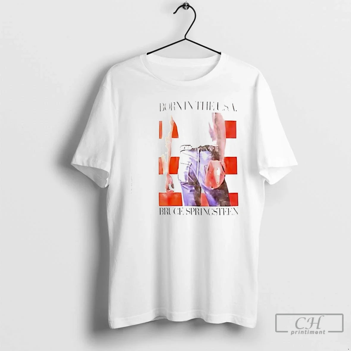 Born In The Usa Bruce Springsteens 1984 Album - Adult & Kids T-Shirts, Sweatshirts & Hoodies apparel design preview 1