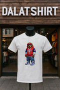 Boston Bear With B Gold Chain Red Blue Jeans - Adult & Kids T-Shirts, Sweatshirts & Hoodies apparel design preview 1