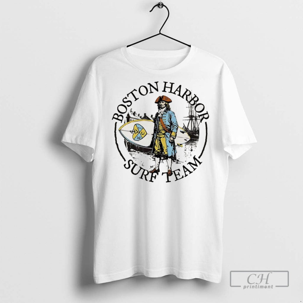 Boston Harbor Surf Team Logo - Adult & Kids T-Shirts, Sweatshirts & Hoodies apparel design preview 1