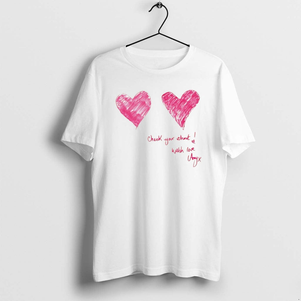 Breast Cancer Awareness Check Your Chest - Adult & Kids T-Shirts, Sweatshirts & Hoodies apparel design preview 1