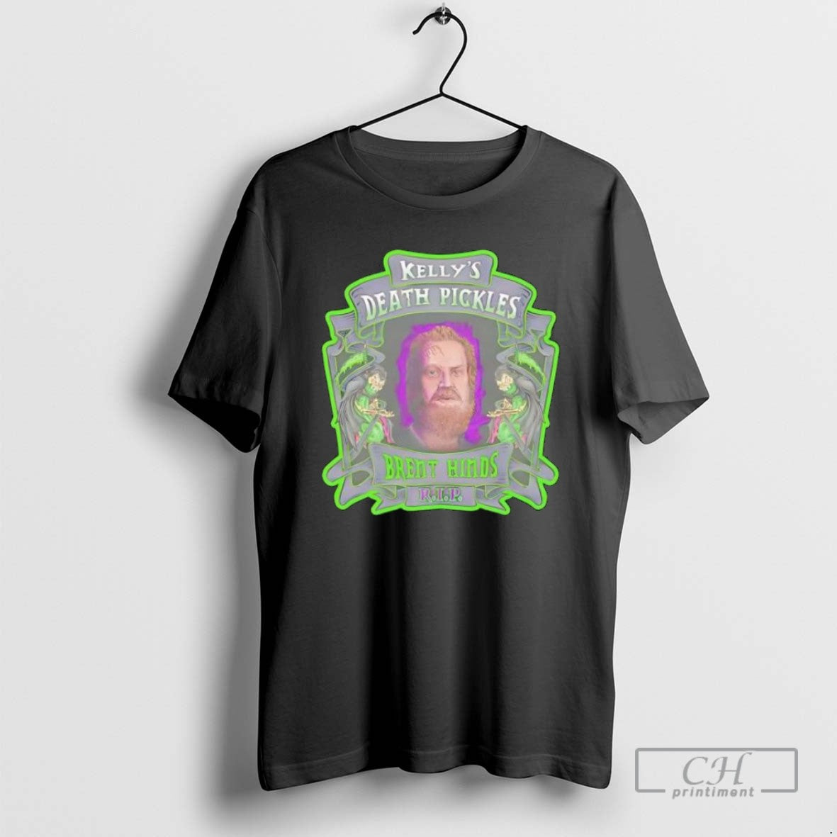 Brent Hinds In Memory Kellys Death Pickles - Adult & Kids T-Shirts, Sweatshirts & Hoodies apparel design preview 1