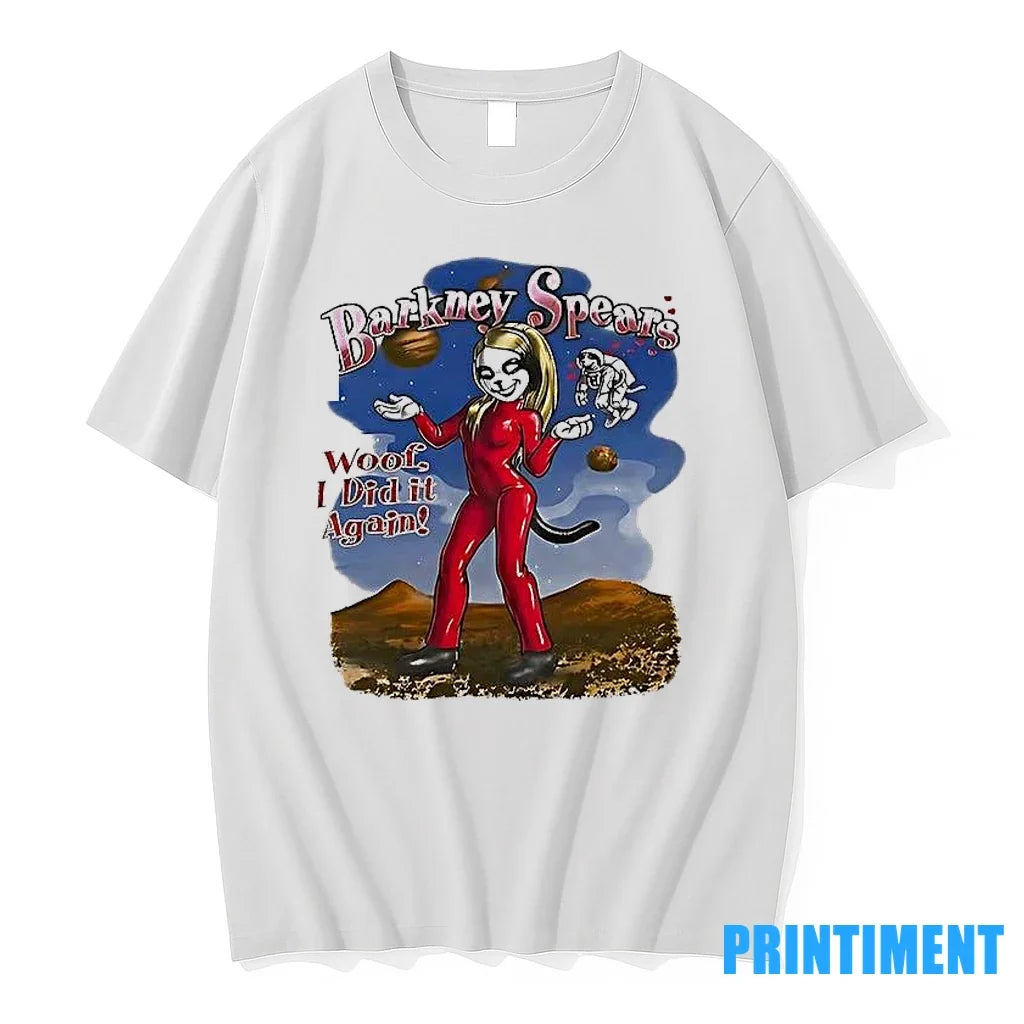 Britney Spears Big Dog Parody Y2k Woof I Did It Again - Adult & Kids T-Shirts, Sweatshirts & Hoodies apparel design preview 1