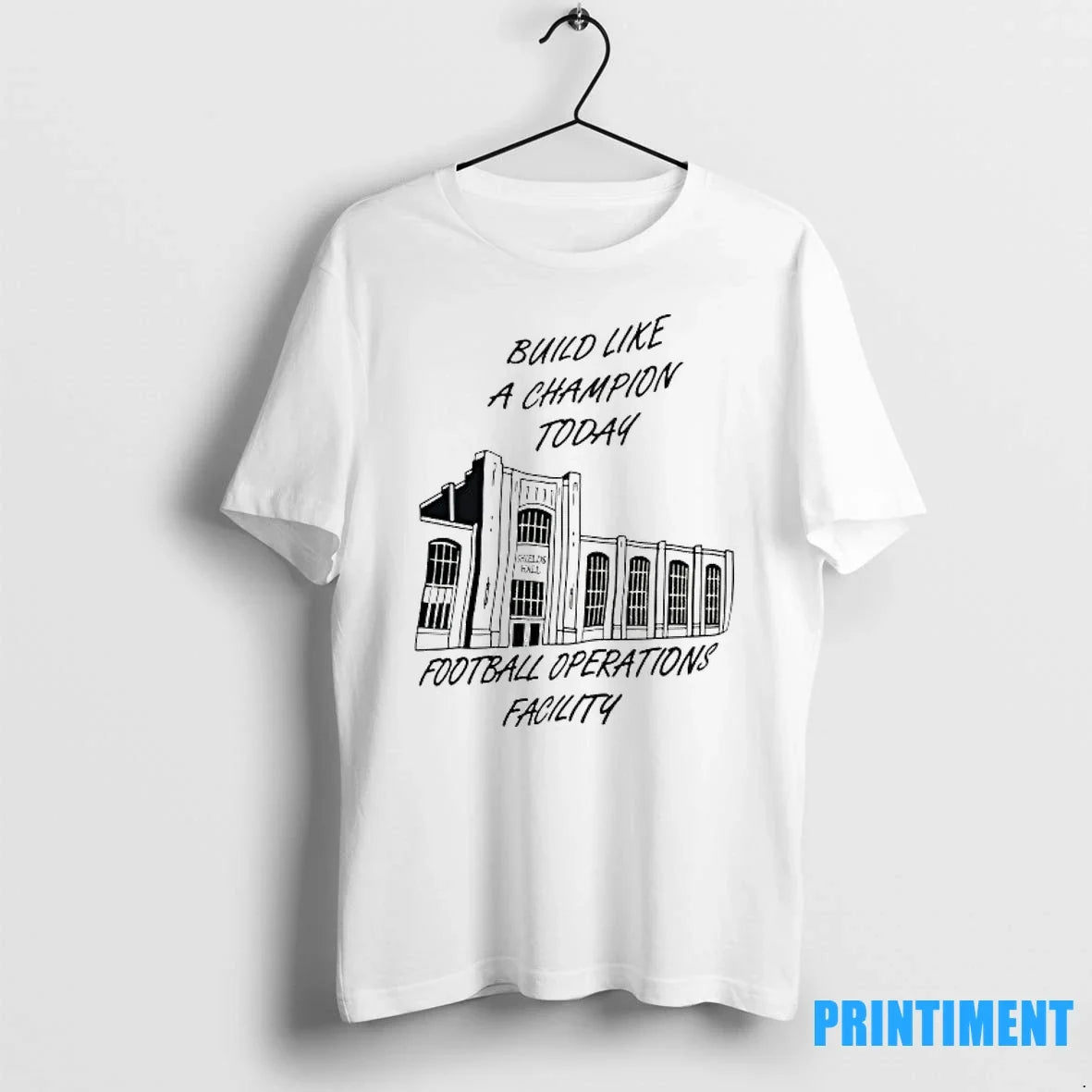 Build Like A Champion Today Football Operations - Adult & Kids T-Shirts, Sweatshirts & Hoodies apparel design preview 1