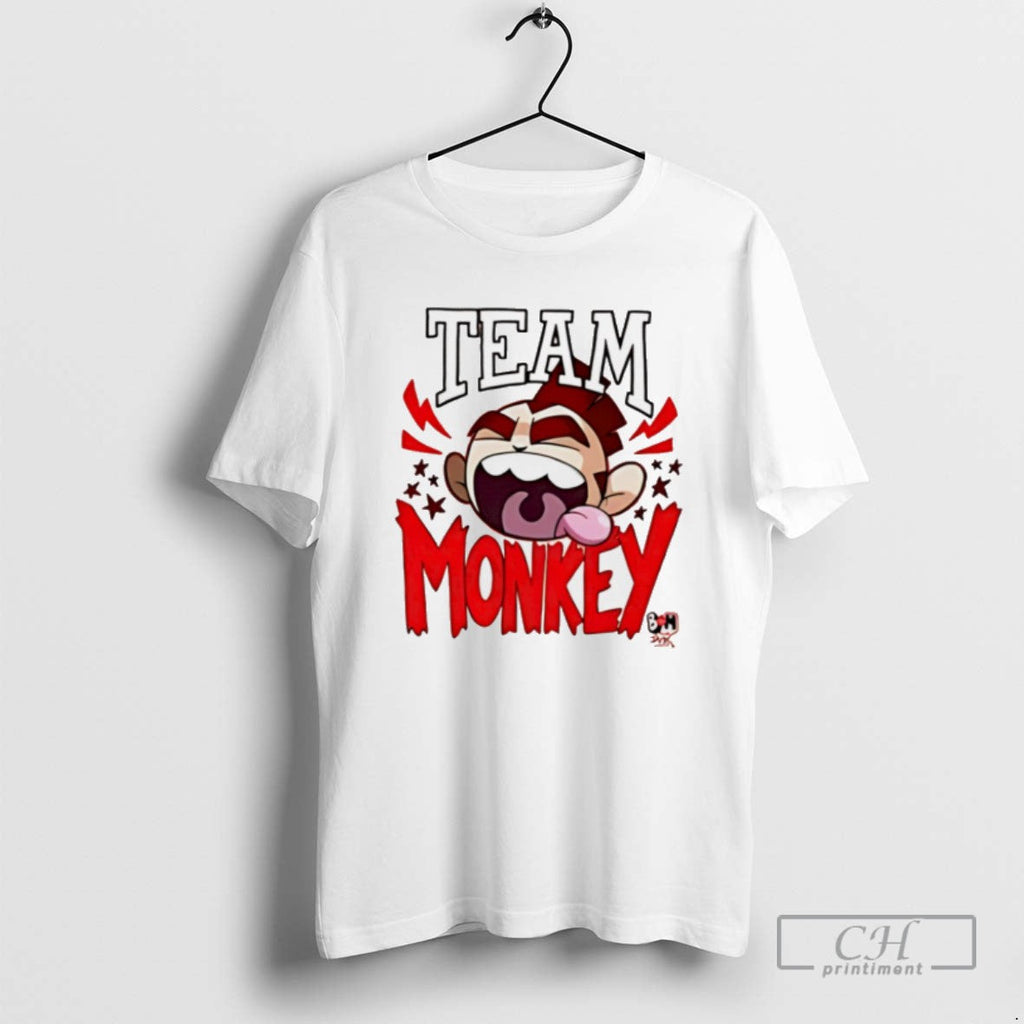 Bunny Vs Monkey Team - Adult & Kids T-Shirts, Sweatshirts & Hoodies apparel design preview 1