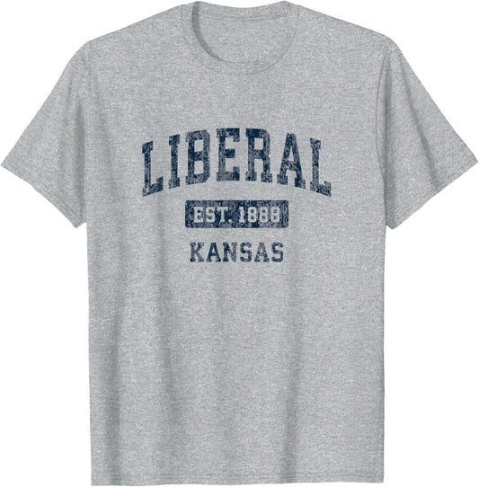 Liberal Kansas Ks Sports Navy Sweatshirt Premium Gift