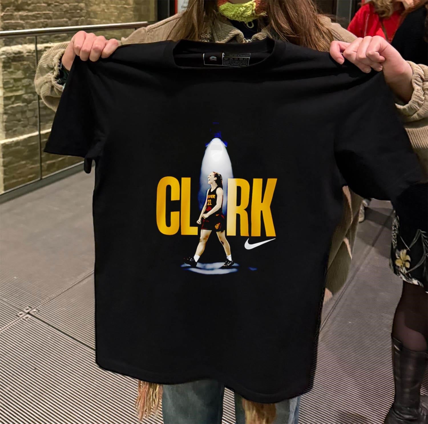 Caitlin Clark stage lights - Adult & Kids T-Shirts, Sweatshirts & Hoodies apparel design preview 2