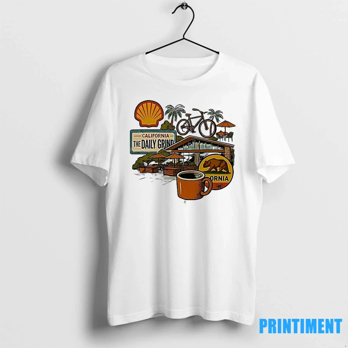 California The Daily Grind Sweater - Adult & Kids T-Shirts, Sweatshirts & Hoodies apparel design preview 1