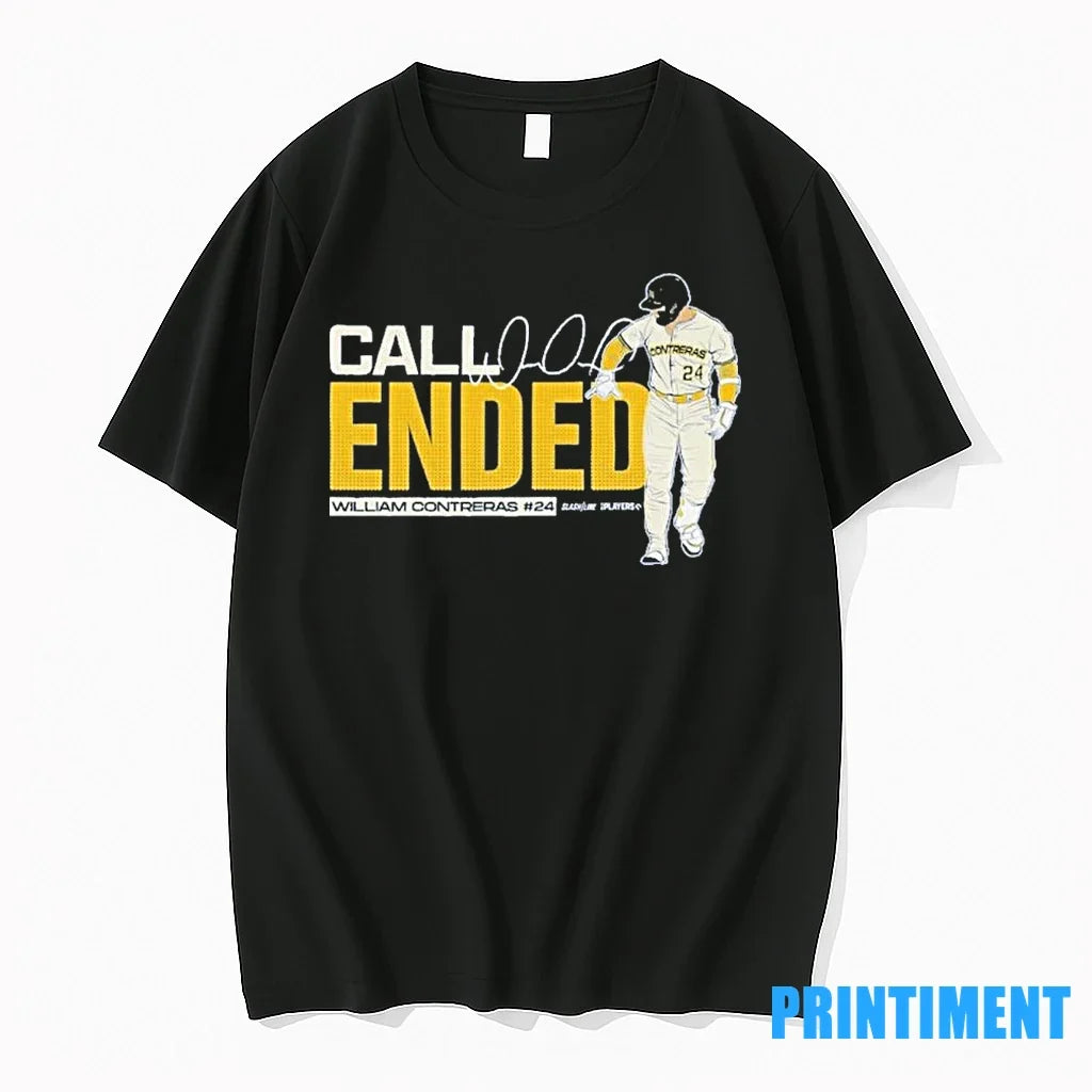 Call Ended William Contreras Brewers Sweater - Adult & Kids T-Shirts, Sweatshirts & Hoodies apparel design preview 1