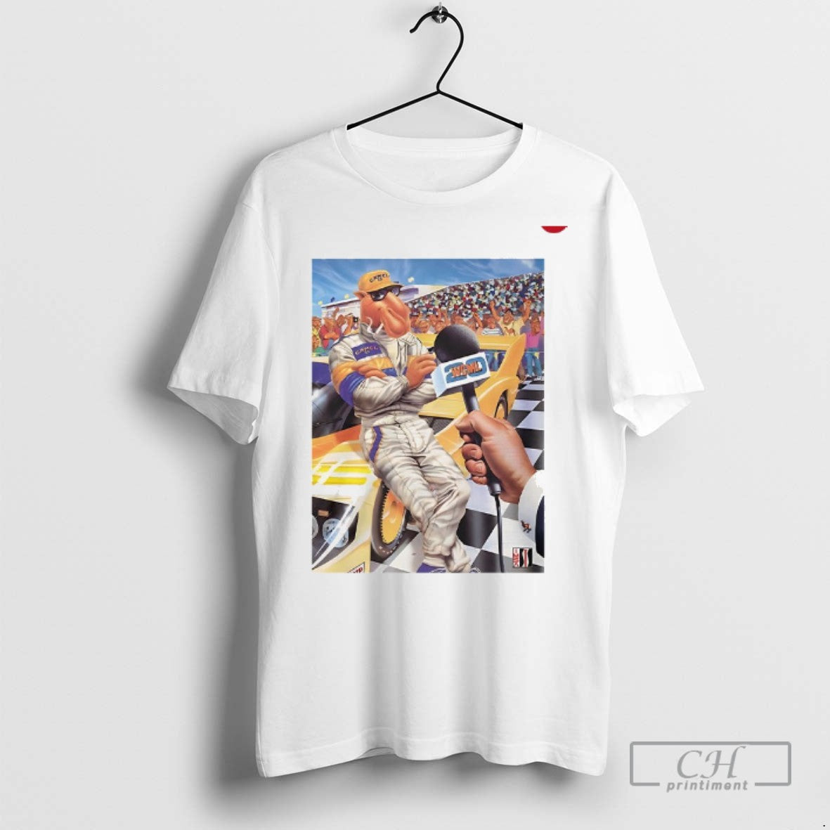 Camel Racing Driver Cartoon Retro - Adult & Kids T-Shirts, Sweatshirts & Hoodies apparel design preview 1