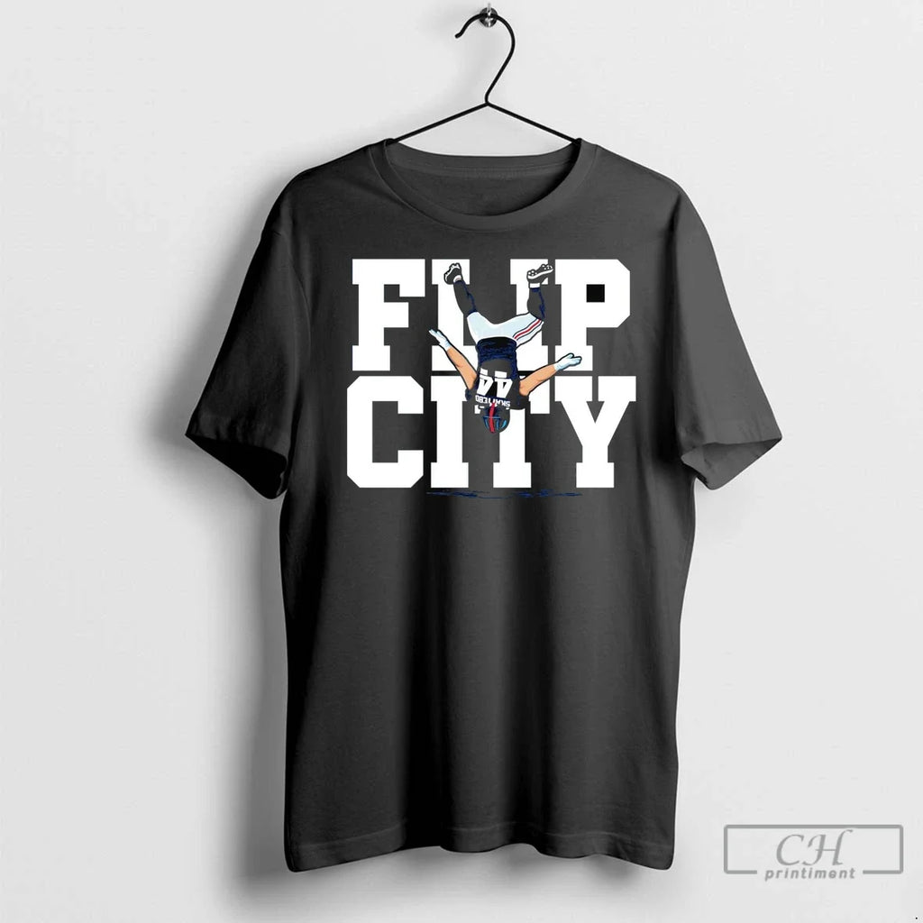 Cameron Skattebo Flip City New York Giants - Adult & Kids T-Shirts, Sweatshirts & Hoodies apparel design preview 1