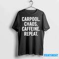 Carpool Chaos Caffeine Repeat Sweater - Adult & Kids T-Shirts, Sweatshirts & Hoodies apparel design preview 1
