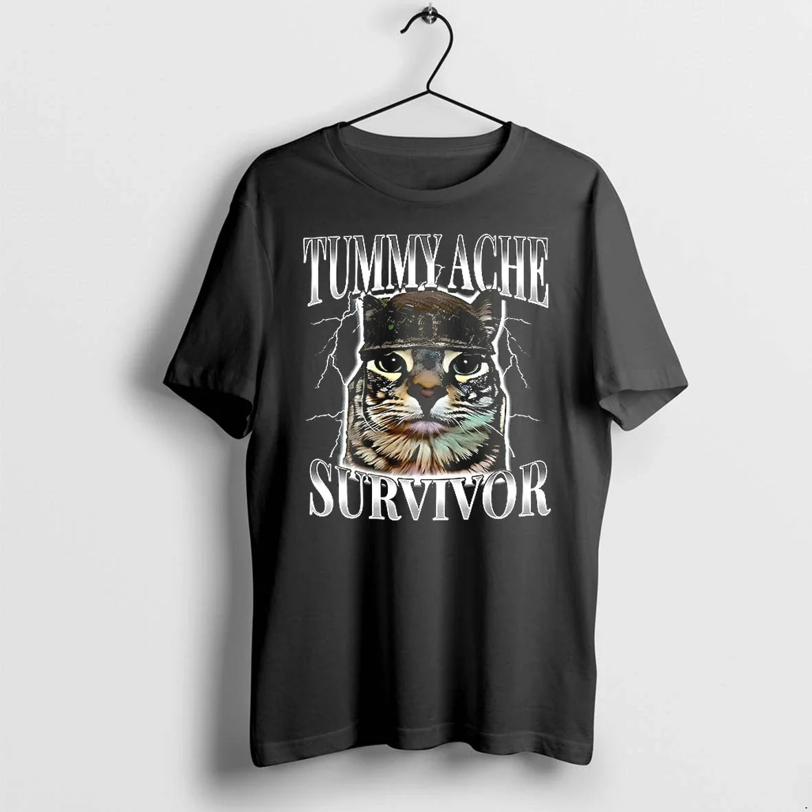 Cat Tummy Achie Survivor Sweater - Adult & Kids T-Shirts, Sweatshirts & Hoodies apparel design preview 1