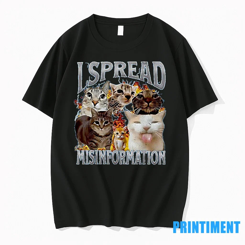 Cats I Spread Misinformation Sweater - Adult & Kids T-Shirts, Sweatshirts & Hoodies apparel design preview 1