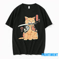 Cats Japanese Samurai Ninja Cat Kawaii Tattoo Sweater - Adult & Kids T-Shirts, Sweatshirts & Hoodies apparel design preview 1