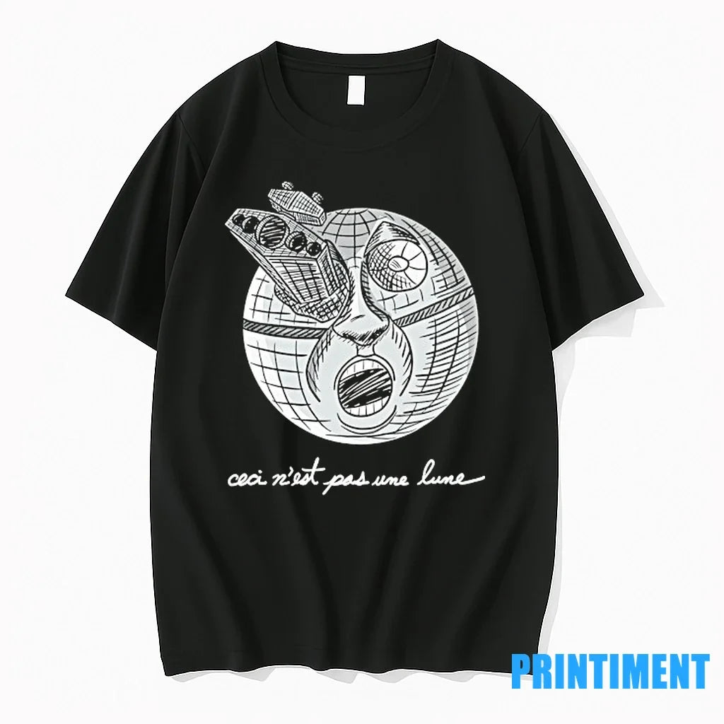 Ceci Nest Pas Une Lune The Death Star Sweater - Adult & Kids T-Shirts, Sweatshirts & Hoodies apparel design preview 1