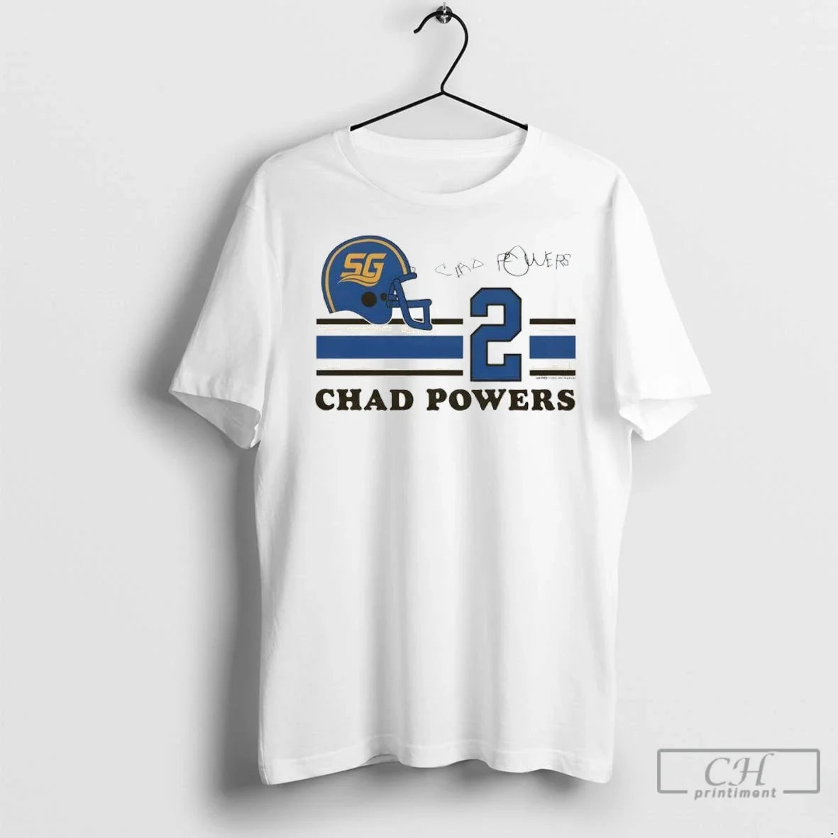 Chad Powers Signature Football - Adult & Kids T-Shirts, Sweatshirts & Hoodies apparel design preview 1