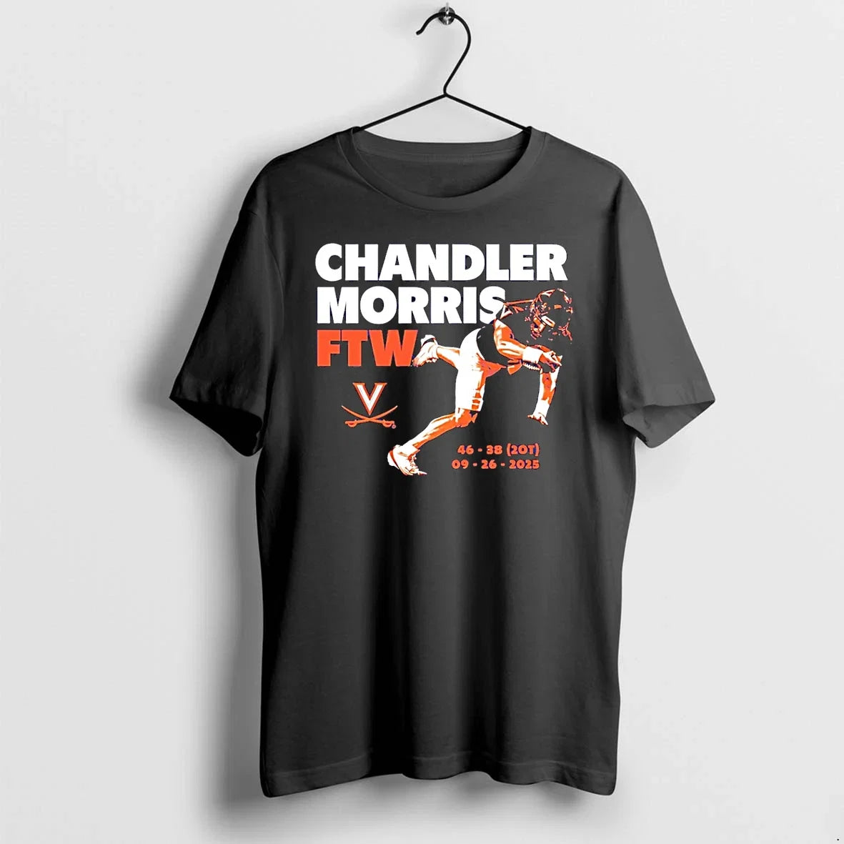 Chandler Morris Moment Ftw Virginia Cavaliers Sweater - Adult & Kids T-Shirts, Sweatshirts & Hoodies apparel design preview 1