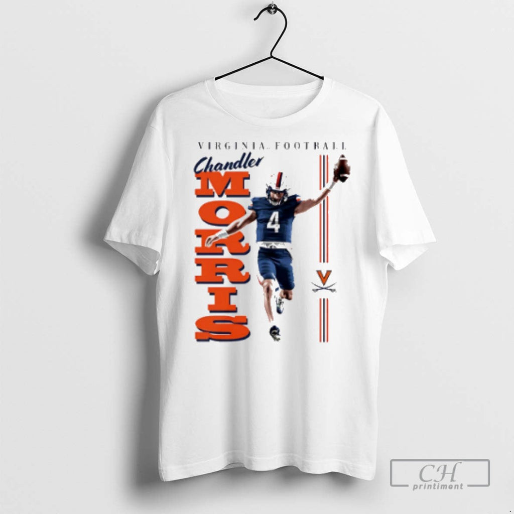 Chandler Morris Virginia Cavaliers Illustrated - Adult & Kids T-Shirts, Sweatshirts & Hoodies apparel design preview 1